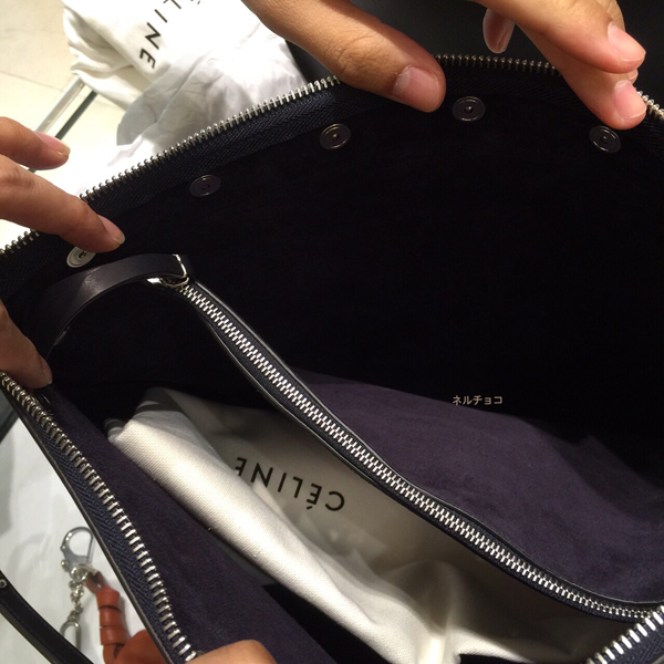 《新作限定 スタッズがCOOL 》2016春夏新作 セリーヌスーパーコピー CELINE MEDIUM SAILOR BAG NAVY BLUE 177273ABE.07OC