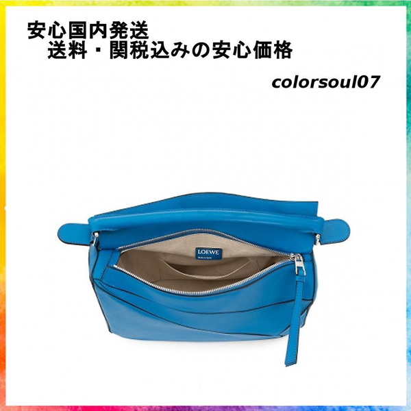 LOEWE PUZZLE 16春夏新作 ロエベバッグスーパーコピー パズルBag ターコイズ 322.30.K74