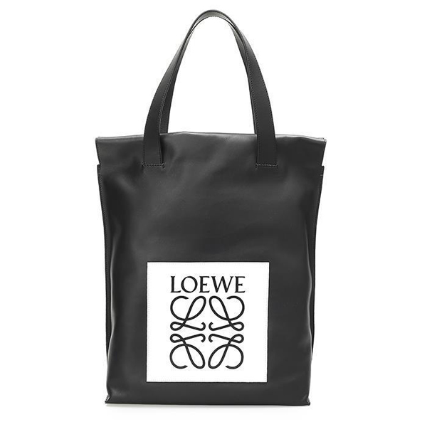 2016新作 LOEWE ビッグロゴ ショッパートートバック_BLACK/WHITE 330 54EK01 1102
