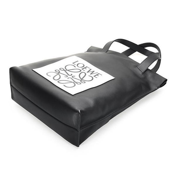 2016新作 LOEWE ビッグロゴ ショッパートートバック_BLACK/WHITE 330 54EK01 1102