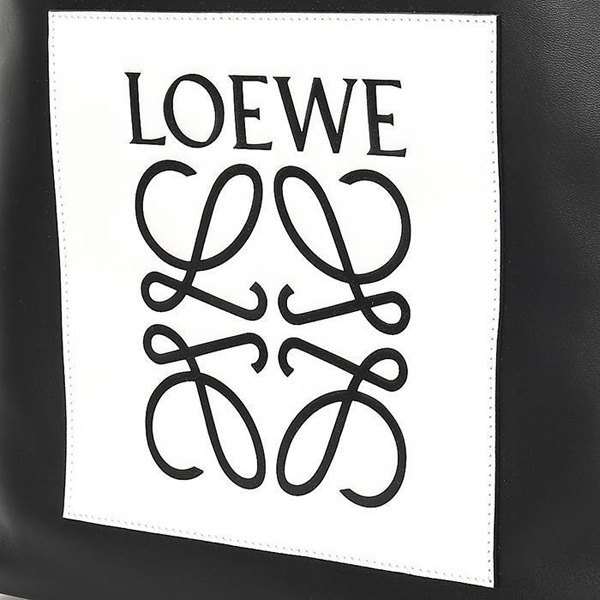 2016新作 LOEWE ビッグロゴ ショッパートートバック_BLACK/WHITE 330 54EK01 1102