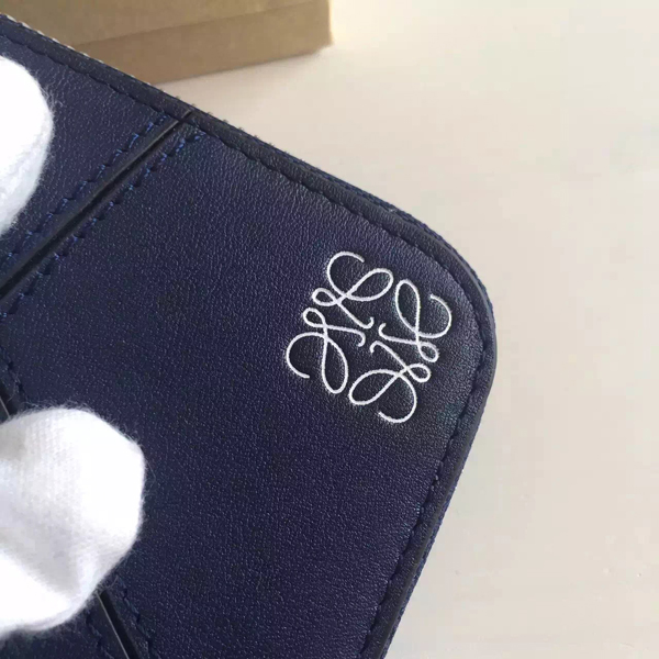 2016SS LOEWE ロエベスーパーコピー 長財布 122 N89 F13 5110 PUZZLE NAVY BLUE 122N89.F13