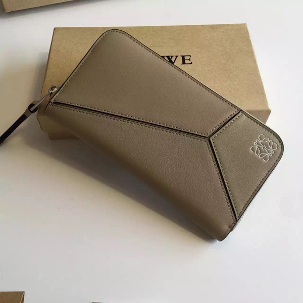 2016SS LOEWE ロエベスーパーコピー 長財布 122 N89 F13 2630 PUZZLE STONE-グレー