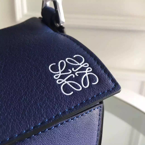 2016新作 LOEWE ☆ロエベスーパーコピー☆パズルバッグ エレトリックブルー 322.30.K74