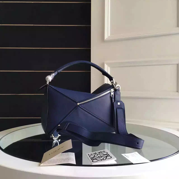 2016新作 LOEWE ☆ロエベスーパーコピー☆パズルバッグ エレトリックブルー 322.30.K74