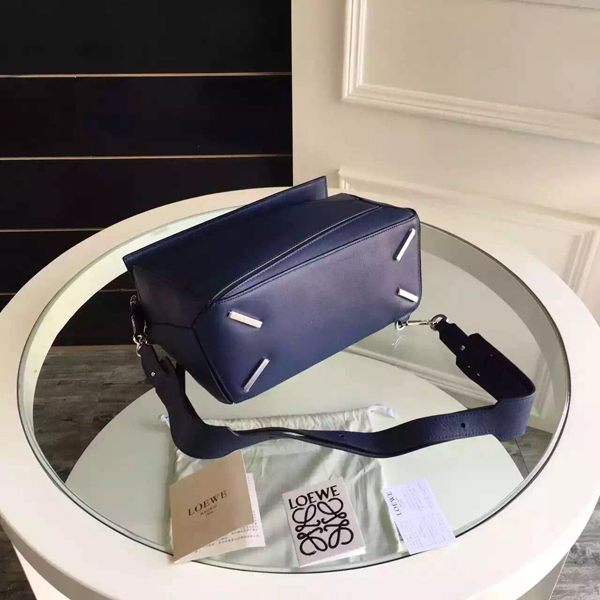 2016新作 LOEWE ☆ロエベスーパーコピー☆パズルバッグ エレトリックブルー 322.30.K74