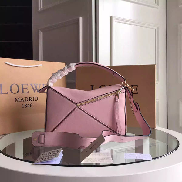 LOEWE 2016SS話題のロエベスーパーコピー パズルバッグ★ライトピンク