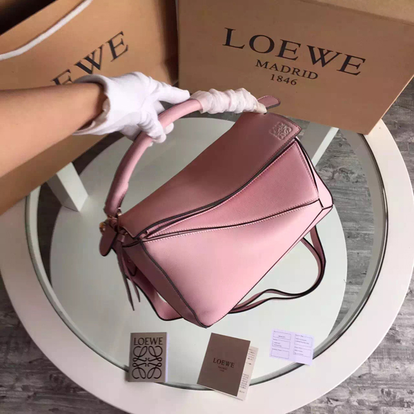 LOEWE 2016SS話題のロエベスーパーコピー パズルバッグ★ライトピンク