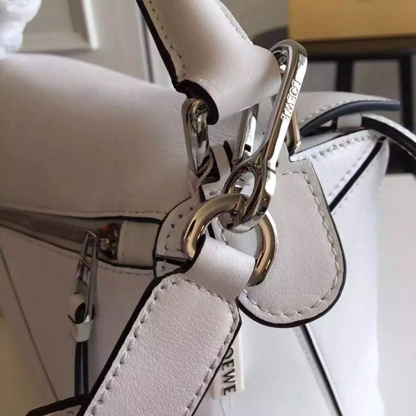 2016春夏新作【LOEWE】ロエベスーパーコピー PuzzleパズルLargeバッグ Soft White 322.30.K73