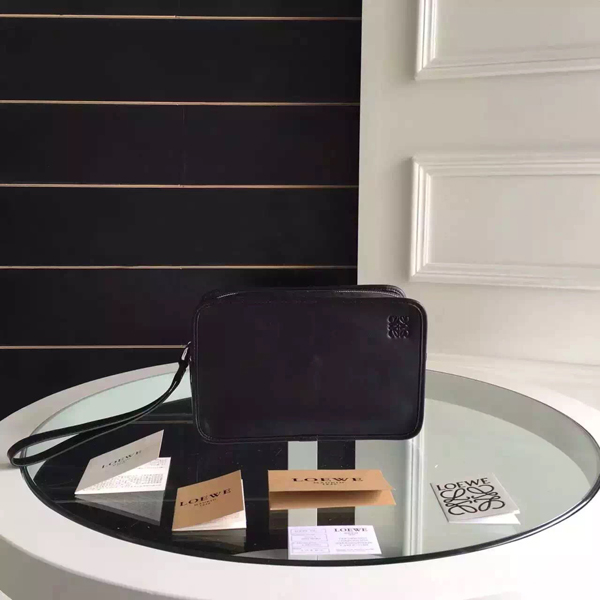 2016New 【LOEWE】ロエベスーパーコピーレザーバックブラック 358.29.L12