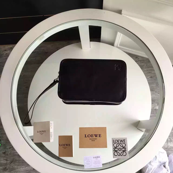 2016New 【LOEWE】ロエベスーパーコピーレザーバックブラック 358.29.L12