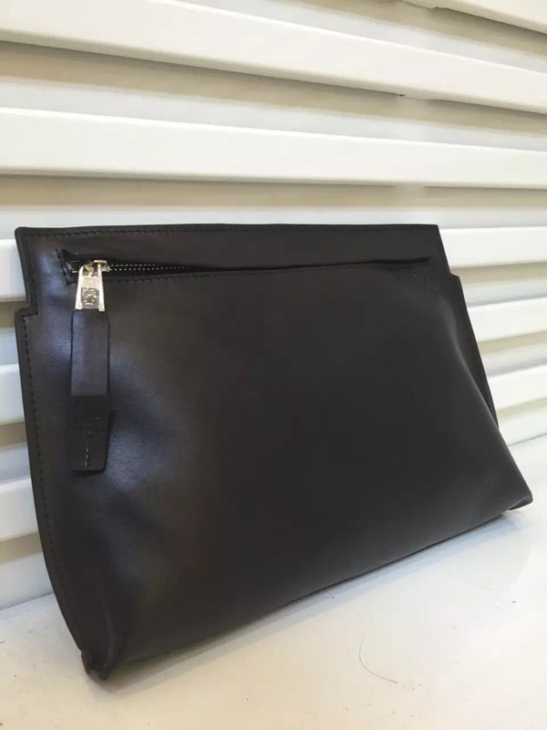 2016春夏新作 LOEWE ロエベスーパーコピー クラッチバッグ ミディアム BLACK ブラック T POUCH 109 54 K36 2030 1100