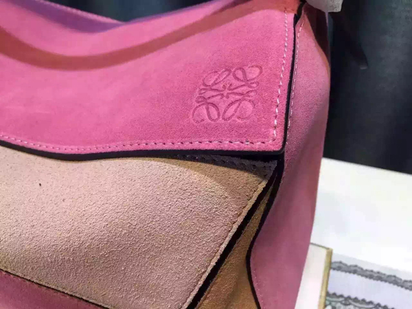 2016春夏新作 ロエベスーパーコピー 15-16AW LOEWE パズルスエードショルダーバッグ 32261BNK74