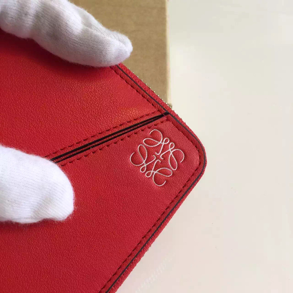 2016新作 ☆LOEWE☆PUZZLE ロエベスーパーコピー スモールウォレット Red