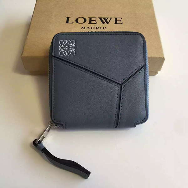 2016新作 【LOEWE】ロエベスーパーコピー Puzzle Small Wallet*カーフレザー2つ折り財布* 122.89.M88