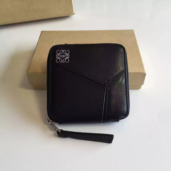 2016新作 ☆LOEWE☆PUZZLE ロエベスーパーコピー スモールウォレット Black★最新作★