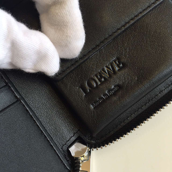 2016新作 ☆LOEWE☆PUZZLE ロエベスーパーコピー スモールウォレット Black★最新作★