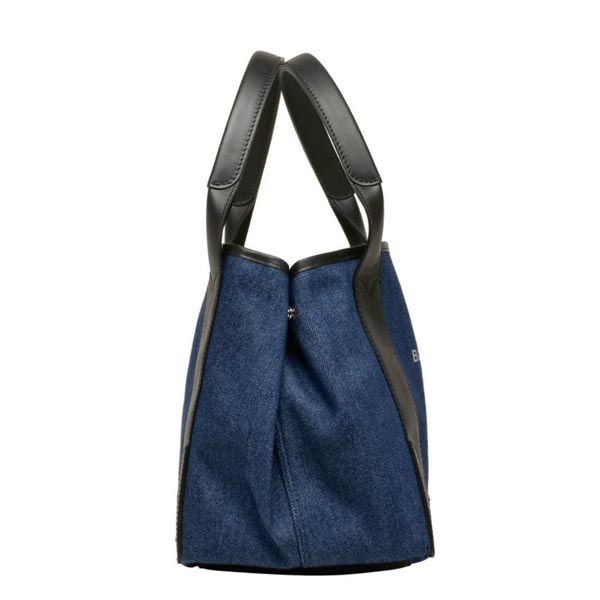 SS16新色 バレンシアガ スーパーコピー BALENCIAGA NAVY CABAS デニムトート S☆スモール