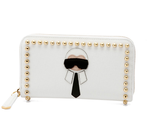 フェンディスーパーコピー FENDI ラウンドファスナー長財布 ホワイト KARLITO カーリト 8M0299 7MP F01Y8