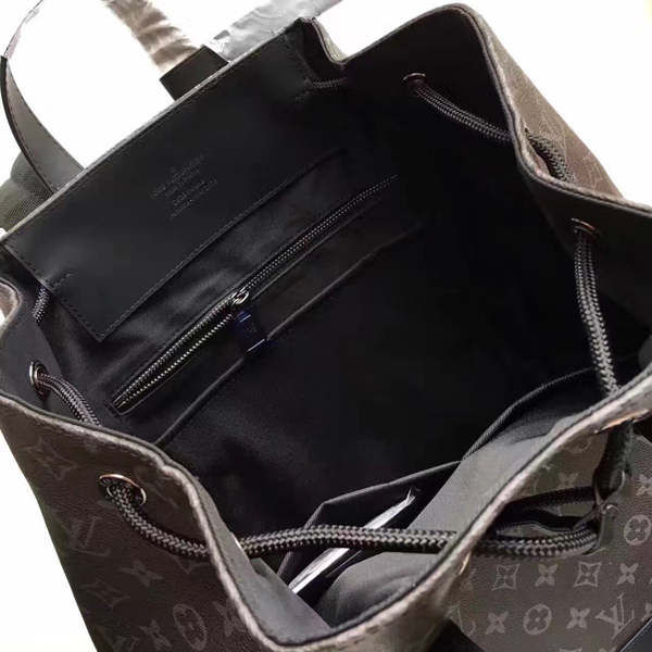 2016新作 ルイヴィトンスーパーコピー 雑誌掲載Louis Vuitton☆黒モノグラム/バックパック M40527