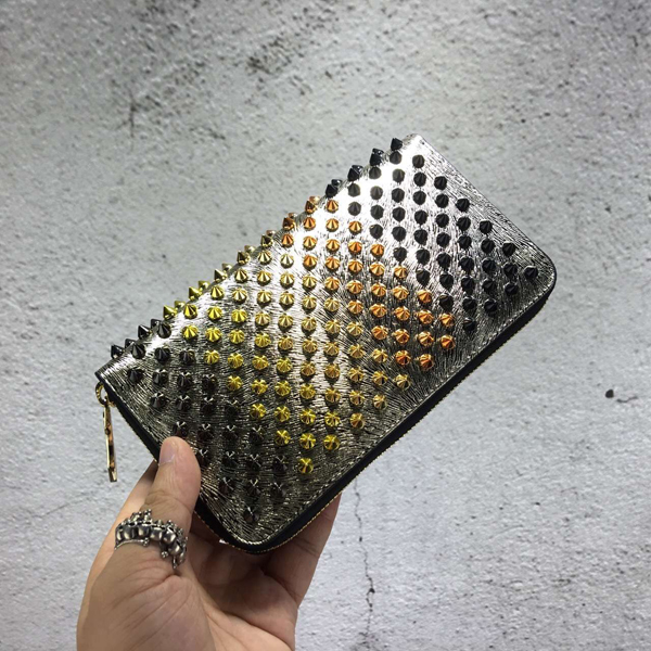 2016-17AW クリスチャン ルブタン コピー Christian Louboutin プラティーヌ ジップ式長財布