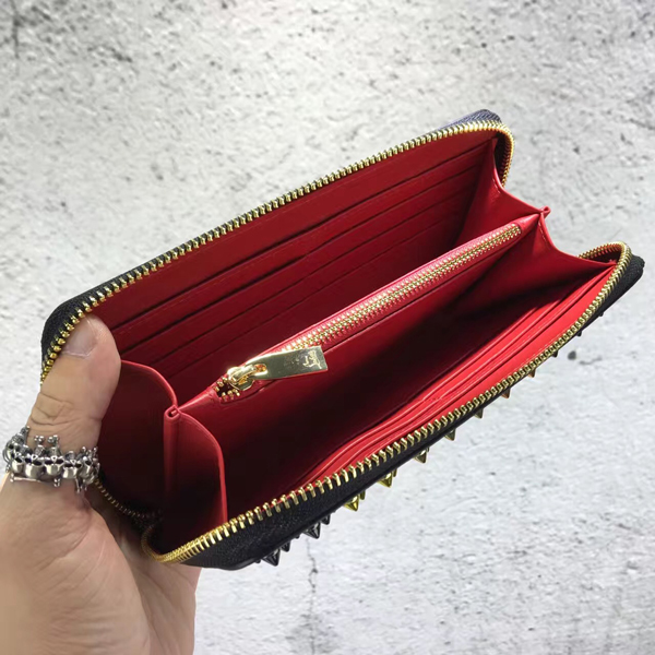 2016-17AW クリスチャン ルブタン コピー Christian Louboutin プラティーヌ ジップ式長財布