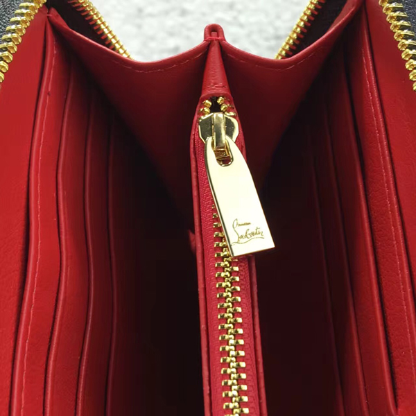 2016-17AW クリスチャン ルブタン コピー Christian Louboutin プラティーヌ ジップ式長財布