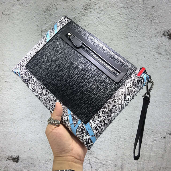 2016-17AW クリスチャン ルブタン コピー Christian Louboutin Peter Pouch クラッチバッグ Etain 1145048-0001-CM57