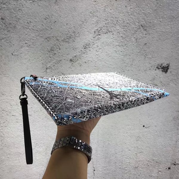 2016-17AW クリスチャン ルブタン コピー Christian Louboutin Peter Pouch クラッチバッグ Etain 1145048-0001-CM57