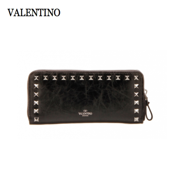 16AW VALENTINO ヴァレンティノスーパーコピー ロックスタッズ クラクリュール 長財布 LW0P0645 VKK0NO