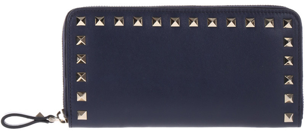 ★VALENTINO★【2017秋冬】ヴァレンティノスーパーコピー Rockstudジップ長財布