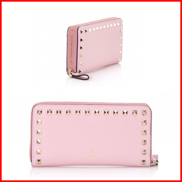 17AW新作【VALENTINO】ヴァレンティノスーパーコピー Rockstud 長財布