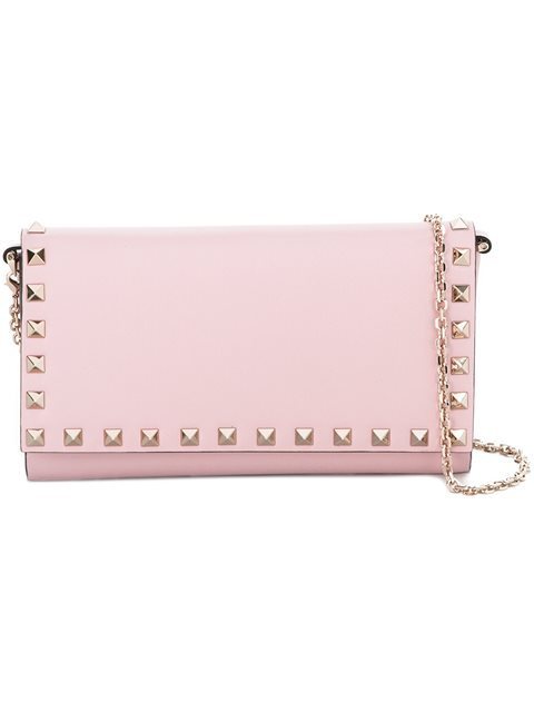 2016-17AW VALENTINO ヴァレンティノスーパーコピー 長財布 チェーン付き ピンク