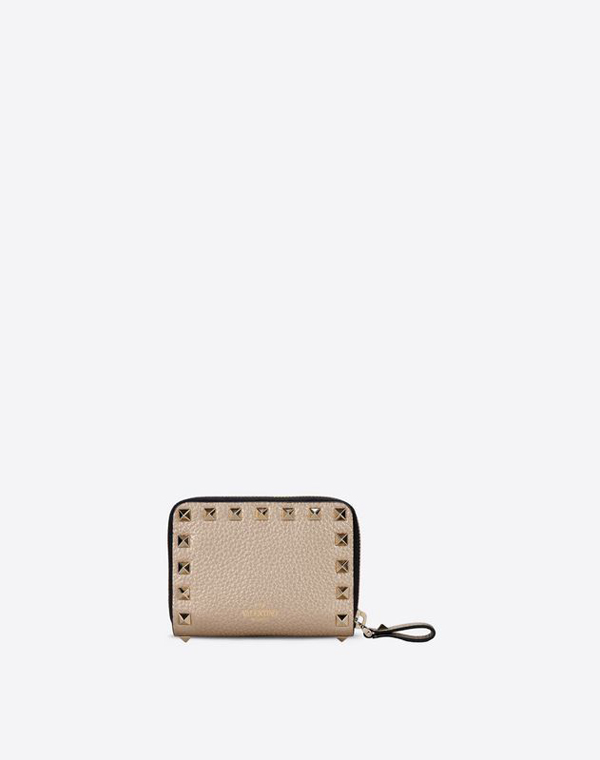 2017新作 ★VALENTINO★ヴァレンティノスーパーコピー ロックスタッズアルチェ型コインパース KW2P0358VUE S69