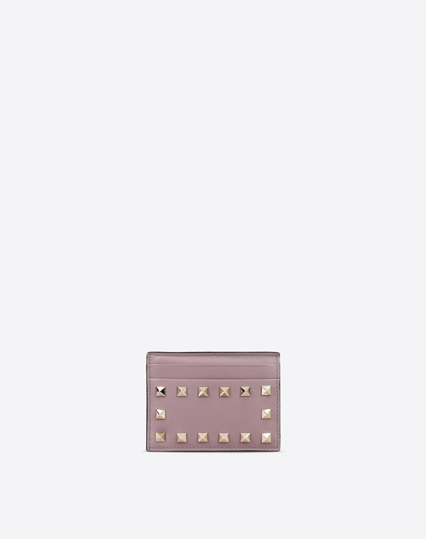 2017新作 ●VALENTINO●秋冬新ヴァレンティノスーパーコピー ロックスタッズ カードホルダー モーブ LW2P0364BOL U31