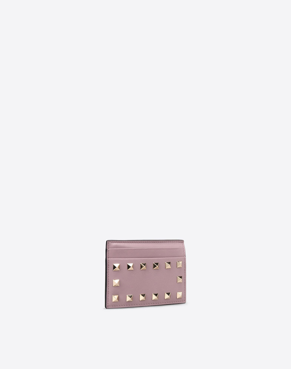 2017新作 ●VALENTINO●秋冬新ヴァレンティノスーパーコピー ロックスタッズ カードホルダー モーブ LW2P0364BOL U31