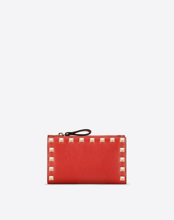 2017新作 ★VALENTINO★ヴァレンティノスーパーコピー ロックスタッズコイン＆カードケース LW2P0605BOL 0RO