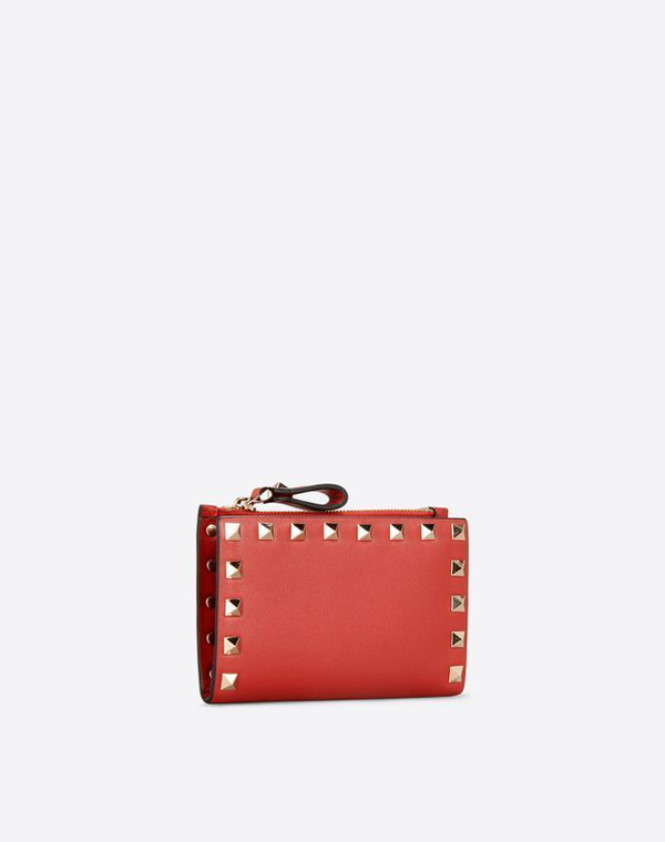 2017新作 ★VALENTINO★ヴァレンティノスーパーコピー ロックスタッズコイン＆カードケース LW2P0605BOL 0RO