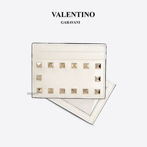 ●VALENTINO●2017秋冬新作 ヴァレンティノスーパーコピー ロックスタッズカードホルダー JW0P0364BOL I16