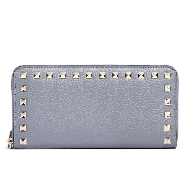 2017新作 VALENTINO(ヴァレンティノスーパーコピー)☆ROCKSTUD ジップアラウンド 長財布