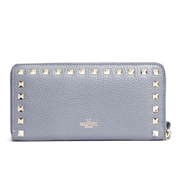 2017新作 VALENTINO(ヴァレンティノスーパーコピー)☆ROCKSTUD ジップアラウンド 長財布