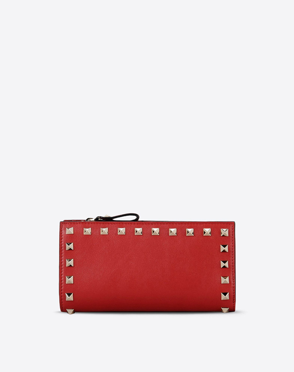2017新作 ★VALENTINO★ヴァレンティノスーパーコピー オシャレののロックスタッズ長財布 KW2P0301BOL 0RO
