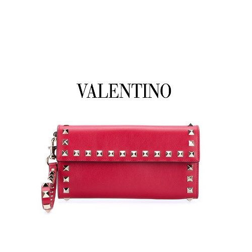 2017新作 Valentino（ヴァレンティノスーパーコピー) 長財布 レッド