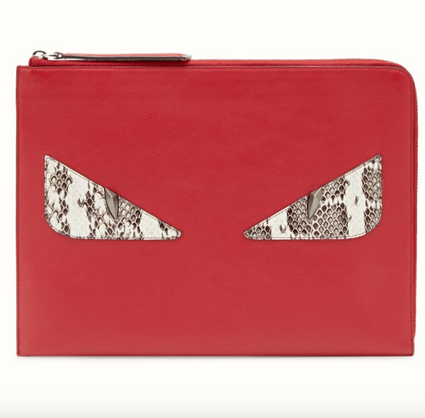 新作！フェンディクラッチスーパーコピー FENDI☆iPadも入るCRAYONS モンスタークラッチバッグ M03705RRF02T3
