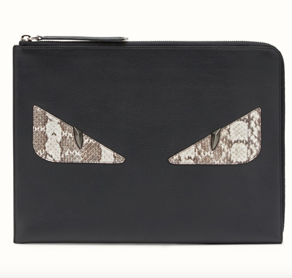 作！フェンディクラッチスーパーコピー FENDI☆iPadも入るCRAYONS モンスタークラッチバッグ 8M03705RRF02T2