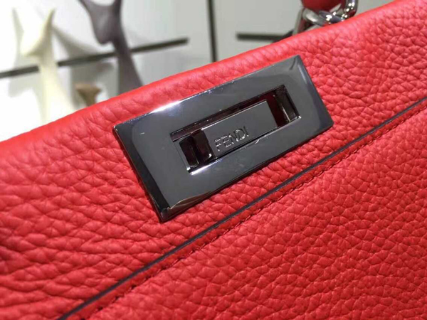 フェンディスーパーコピー FENDI ★人気 SELLERIA PEEKABOO レギュラーサイズ Red 8BN290Q0JF0N7A