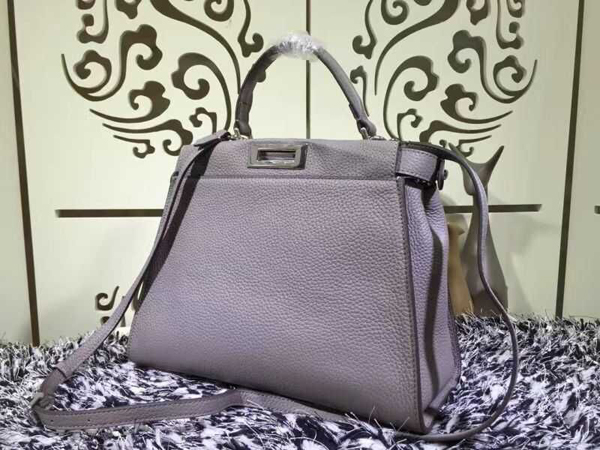 フェンディスーパーコピー FENDI ★人気 SELLERIA PEEKABOO レギュラーサイズ トフィー Gray 8BN290Q0JF0N8A