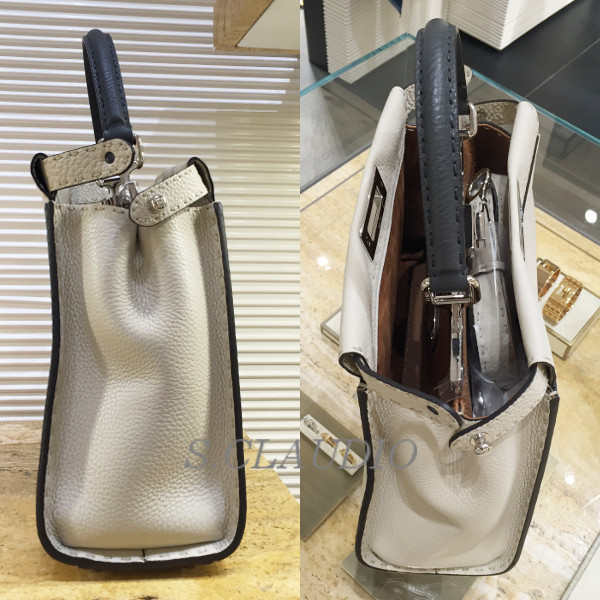 ☆FENDIフェンディスーパーコピー ピーカブー 国内外モデル&セレブ御用達♪SELLERIA バイカラー トートバッグ