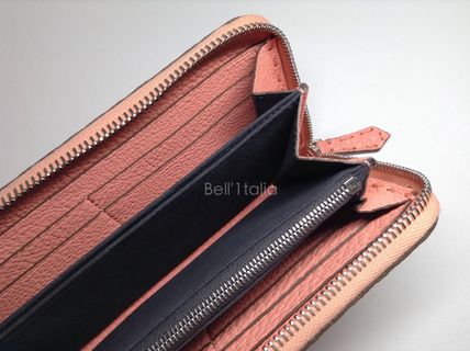 ☆FENDIフェンディスーパーコピー☆ラウンドジップ長財布SELLERIA☆ピーチ☆