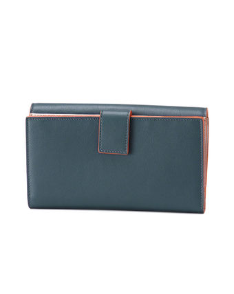 FENDI/フェンディスーパーコピー★ロック式×２つ折り財布 ★新作 ブルー/ブラウン